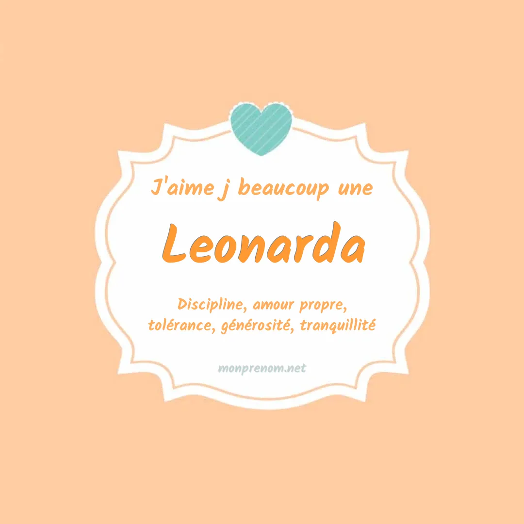 J'aime beaucoup Leonarda