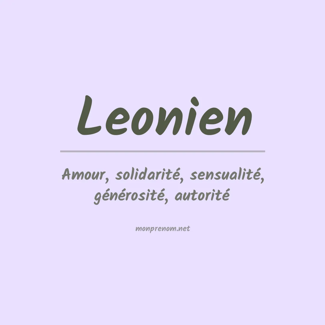 Prénom Leonien