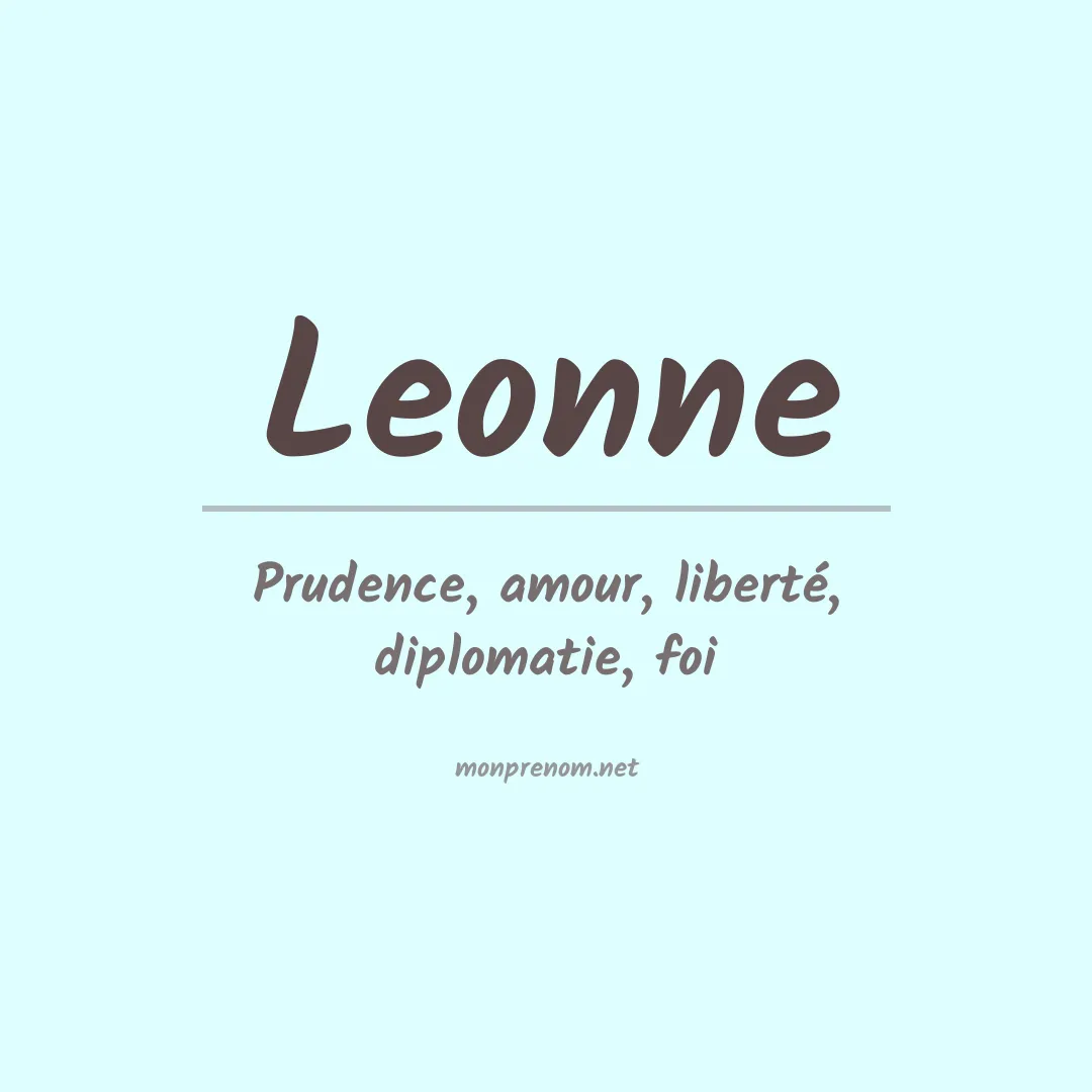 Prénom Leonne