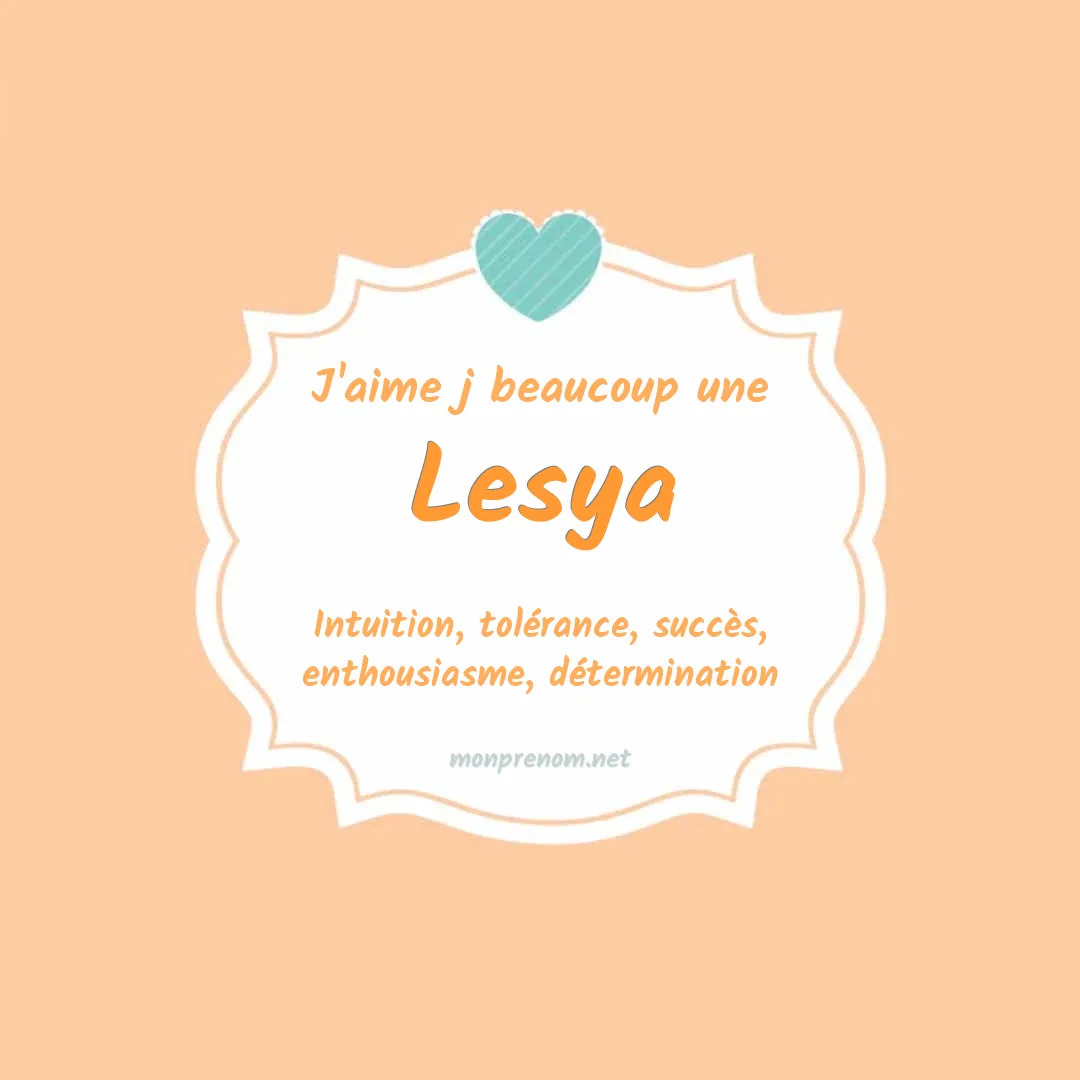 J'aime beaucoup Lesya