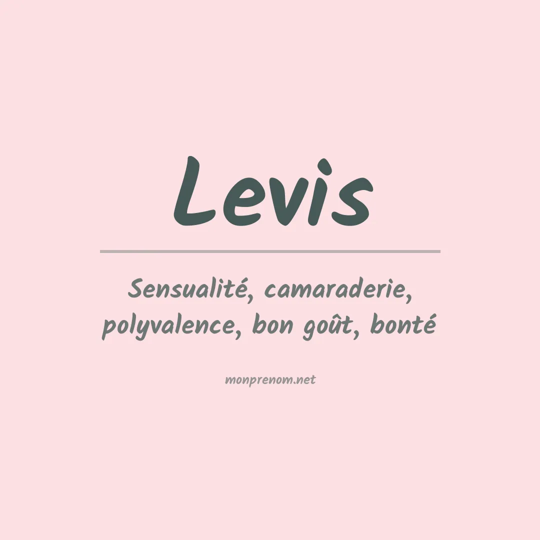 Prénom Levis