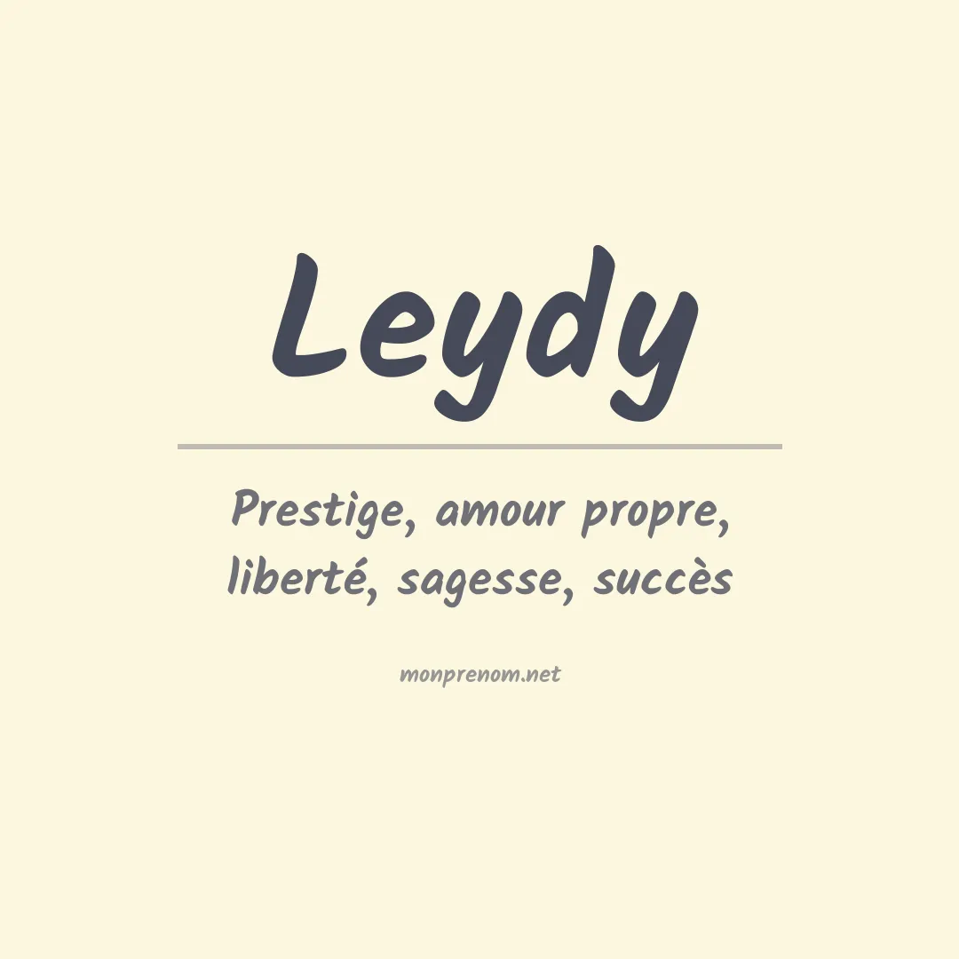 Prénom Leydy