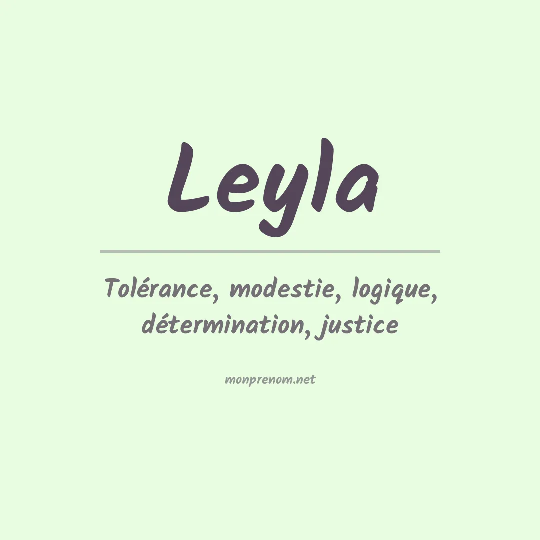 Prénom Leyla