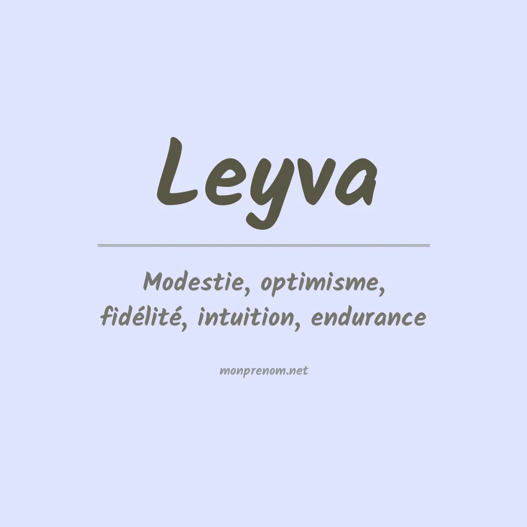 Prénom Leyva