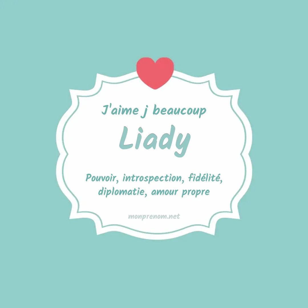 J'aime beaucoup Liady