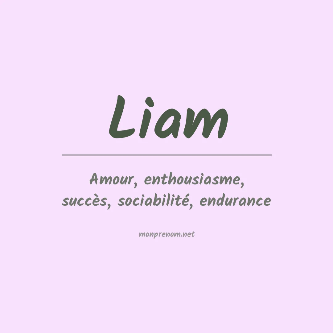 Prénom Liam