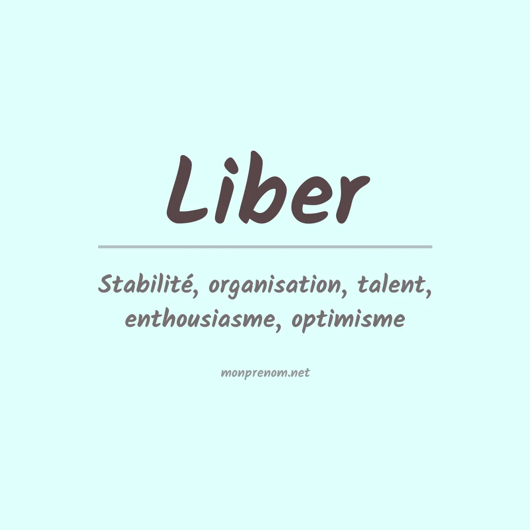 Prénom Liber