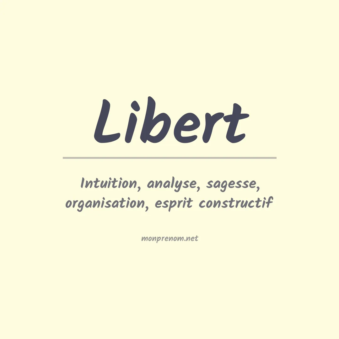 Prénom Libert