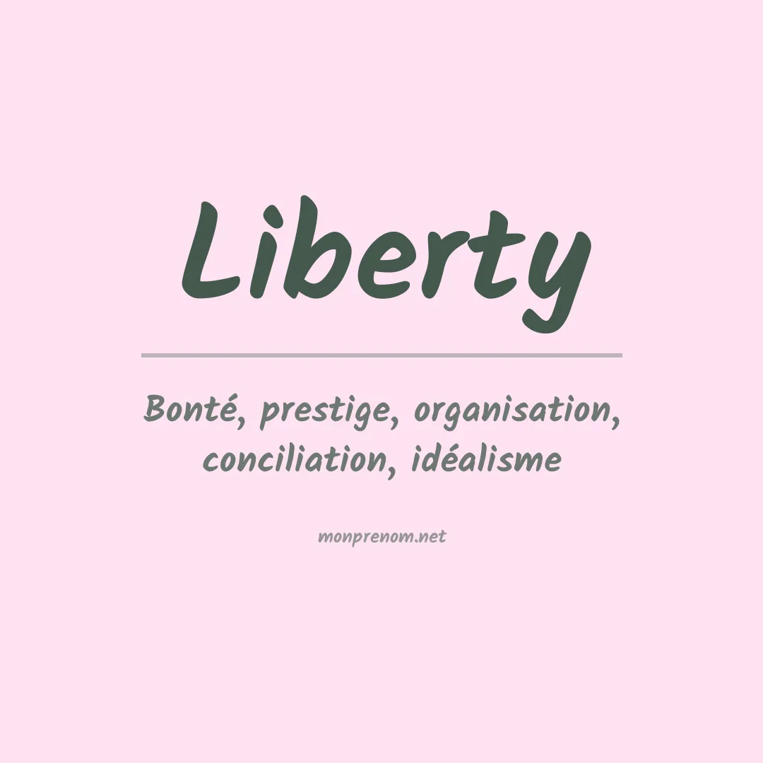 Prénom Liberty