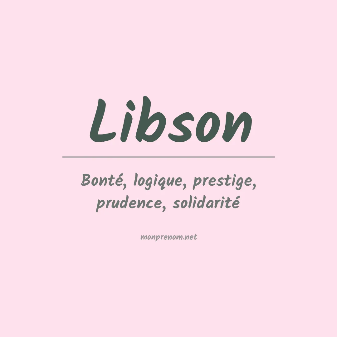 Prénom Libson
