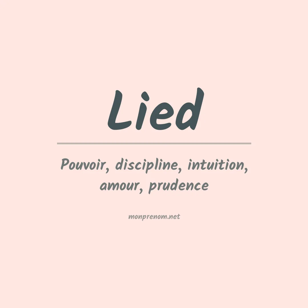 Prénom Lied