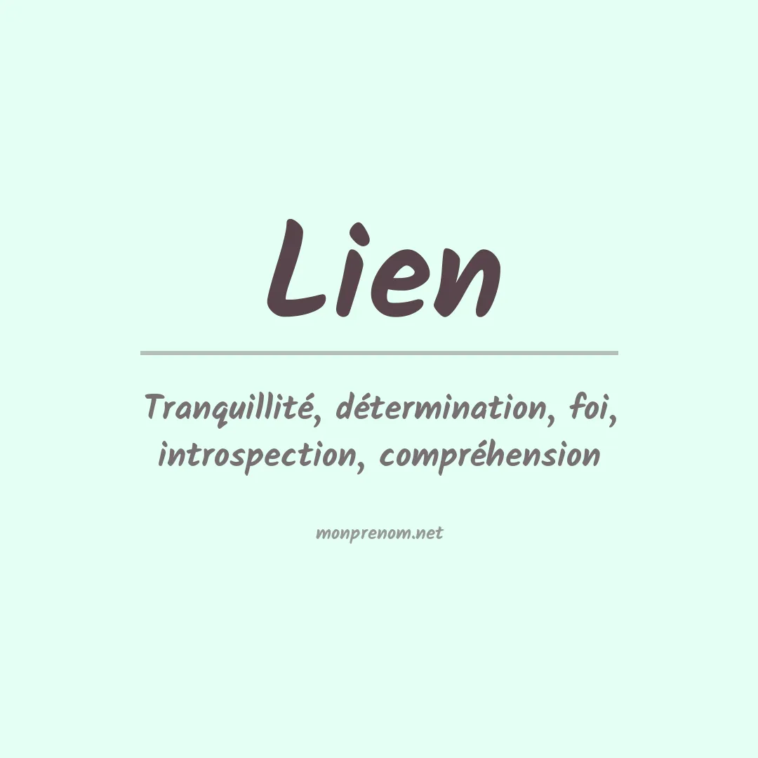Prénom Lien