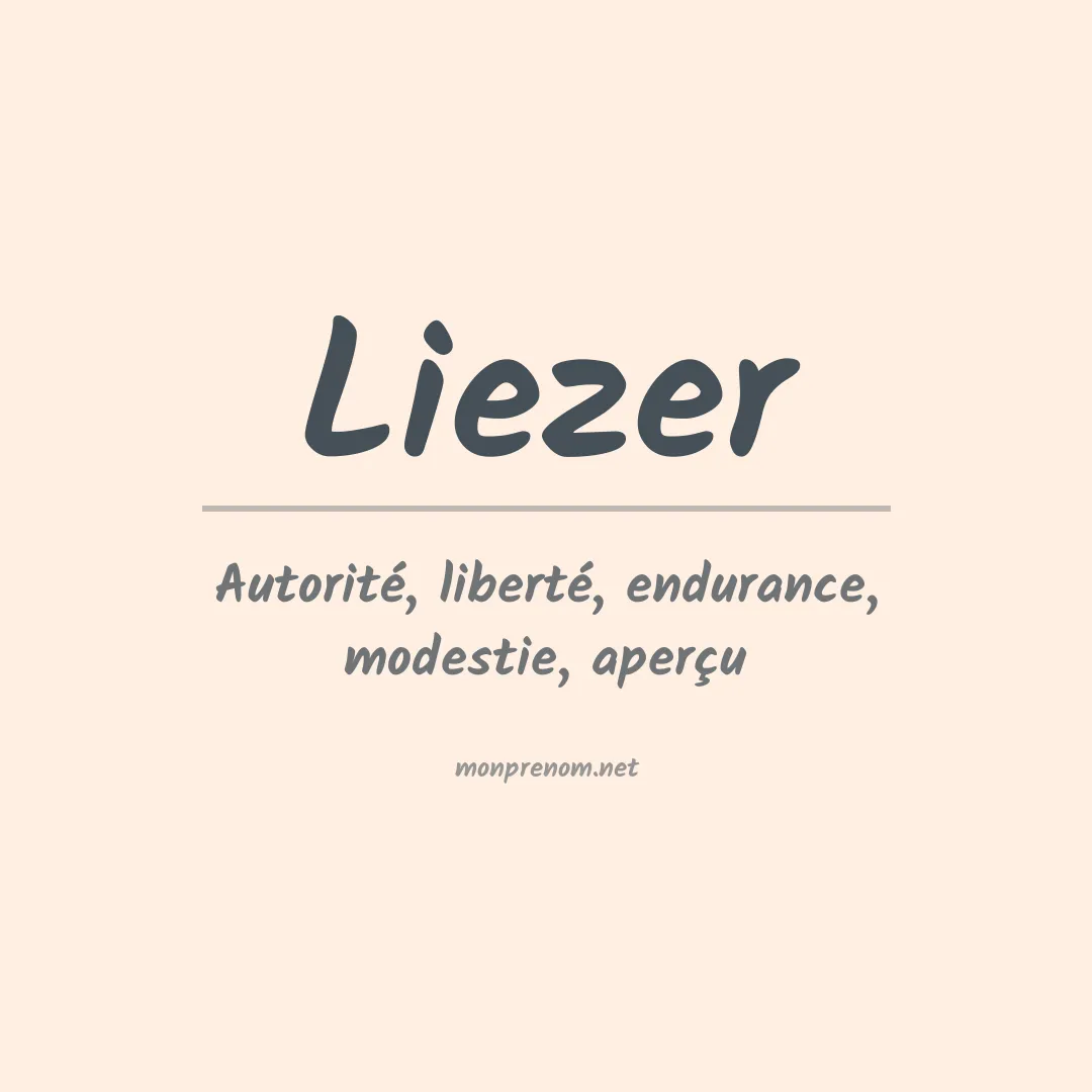 Prénom Liezer