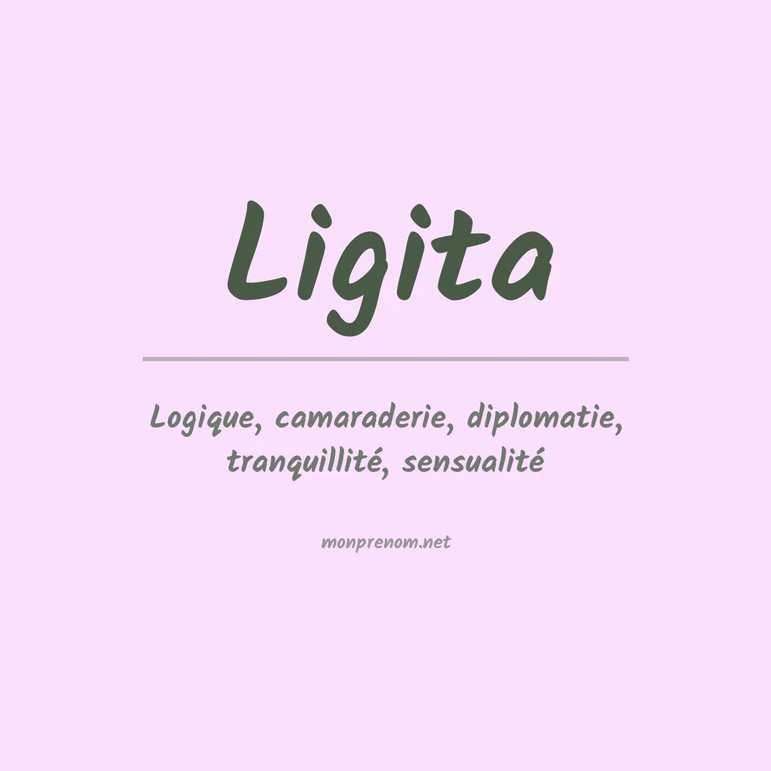 Signification du prénom Ligita