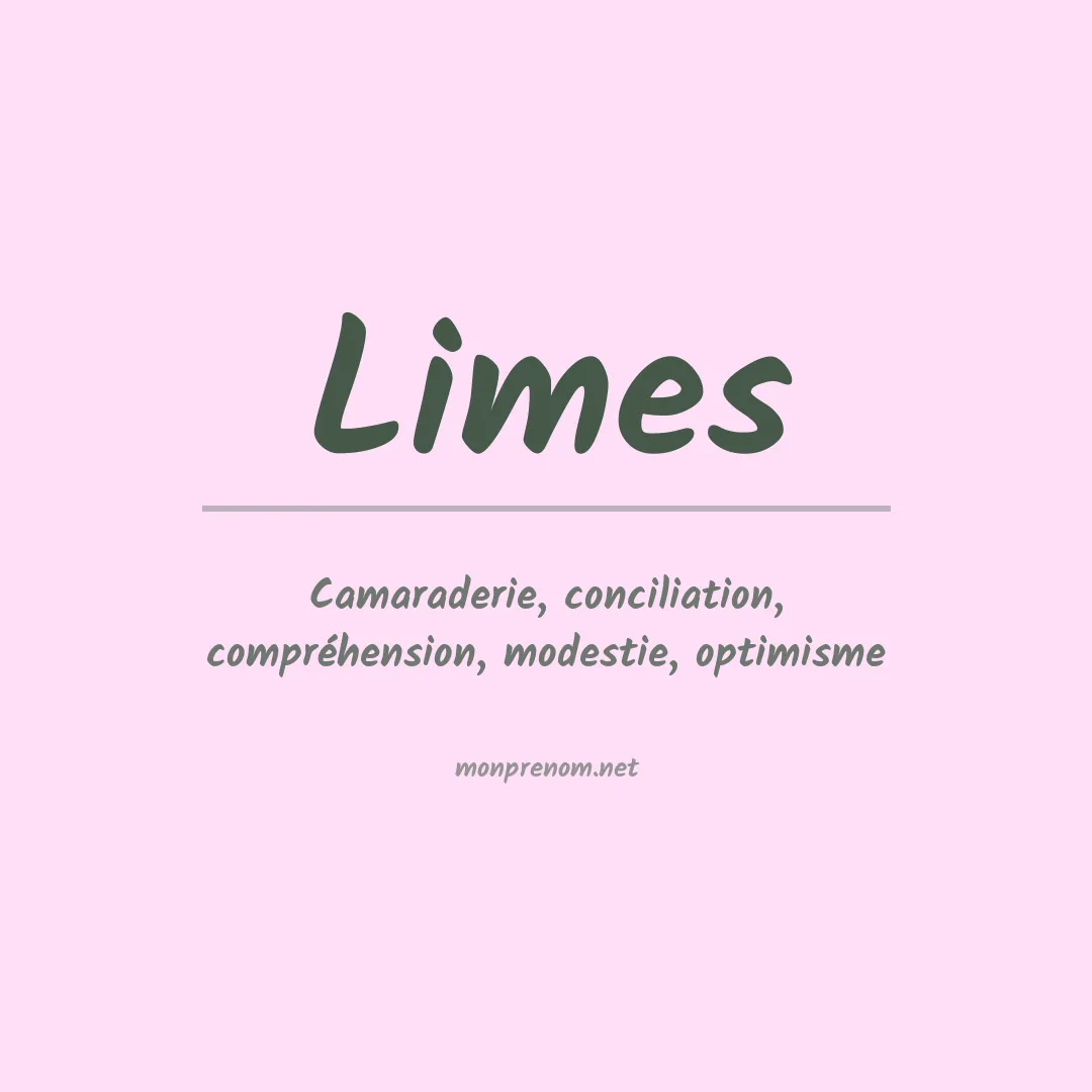 Prénom Limes