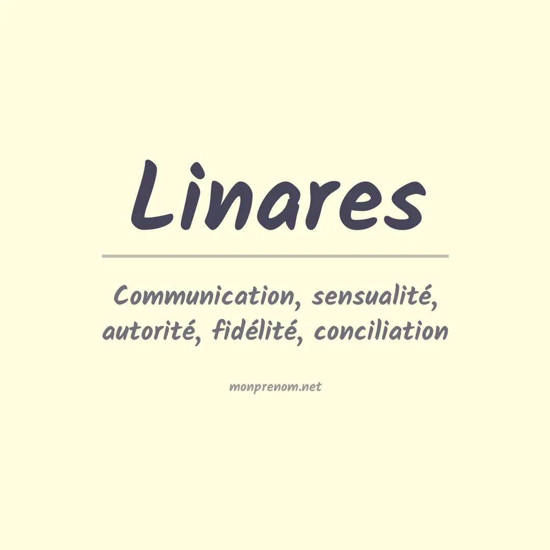 Prénom Linares