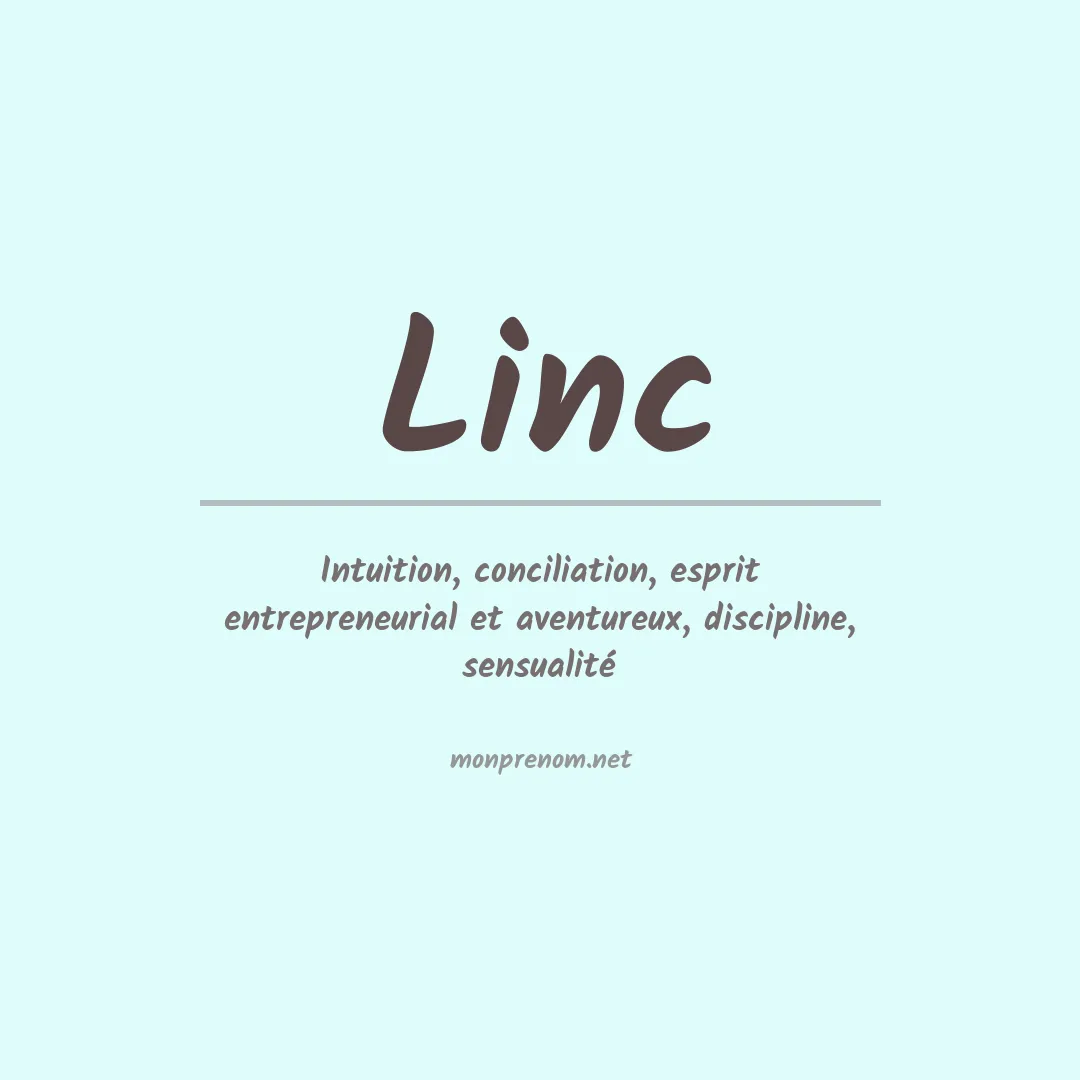 Signification du prénom Linc