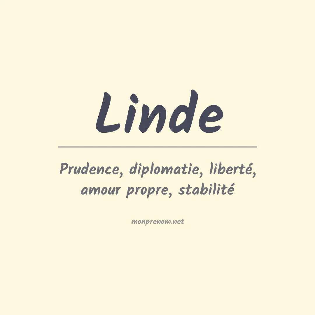Prénom Linde