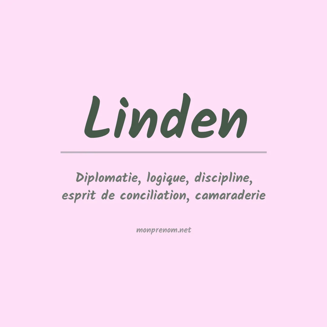 Prénom Linden