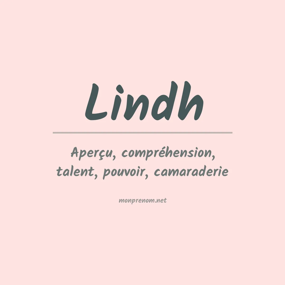 Prénom Lindh