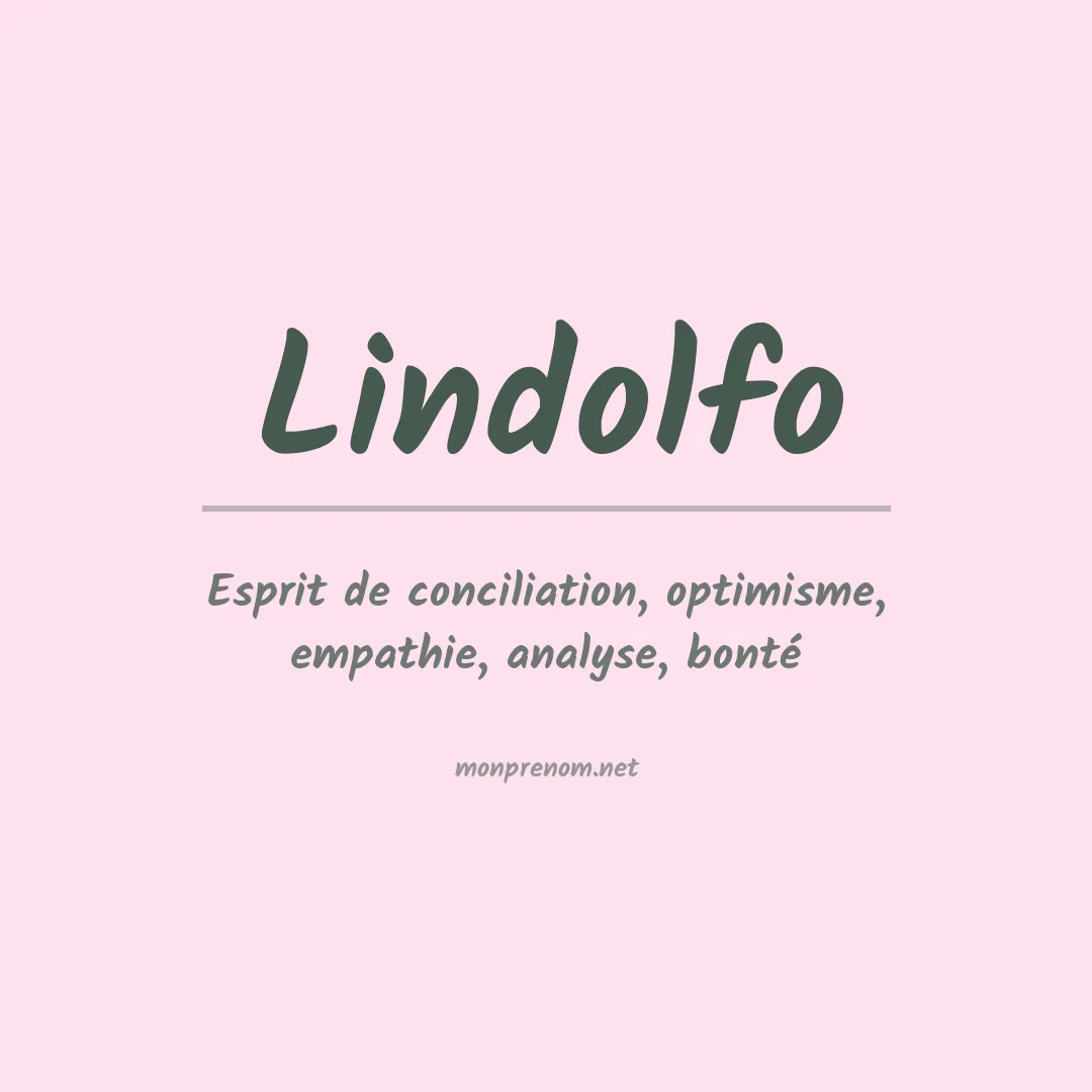 Signification du prénom Lindolfo