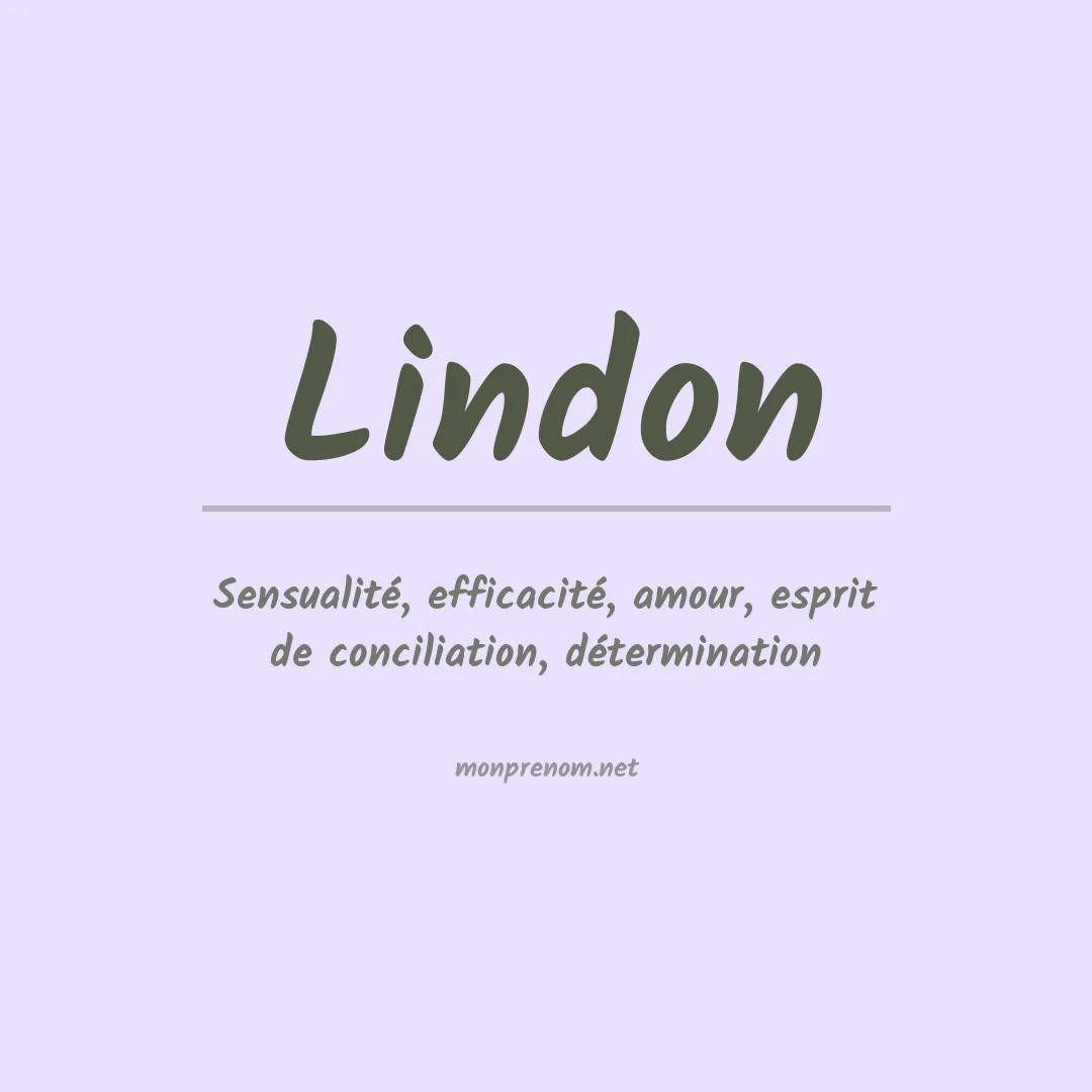 Prénom Lindon
