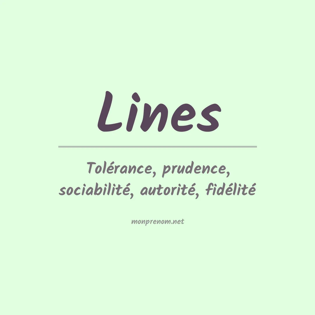 Prénom Lines