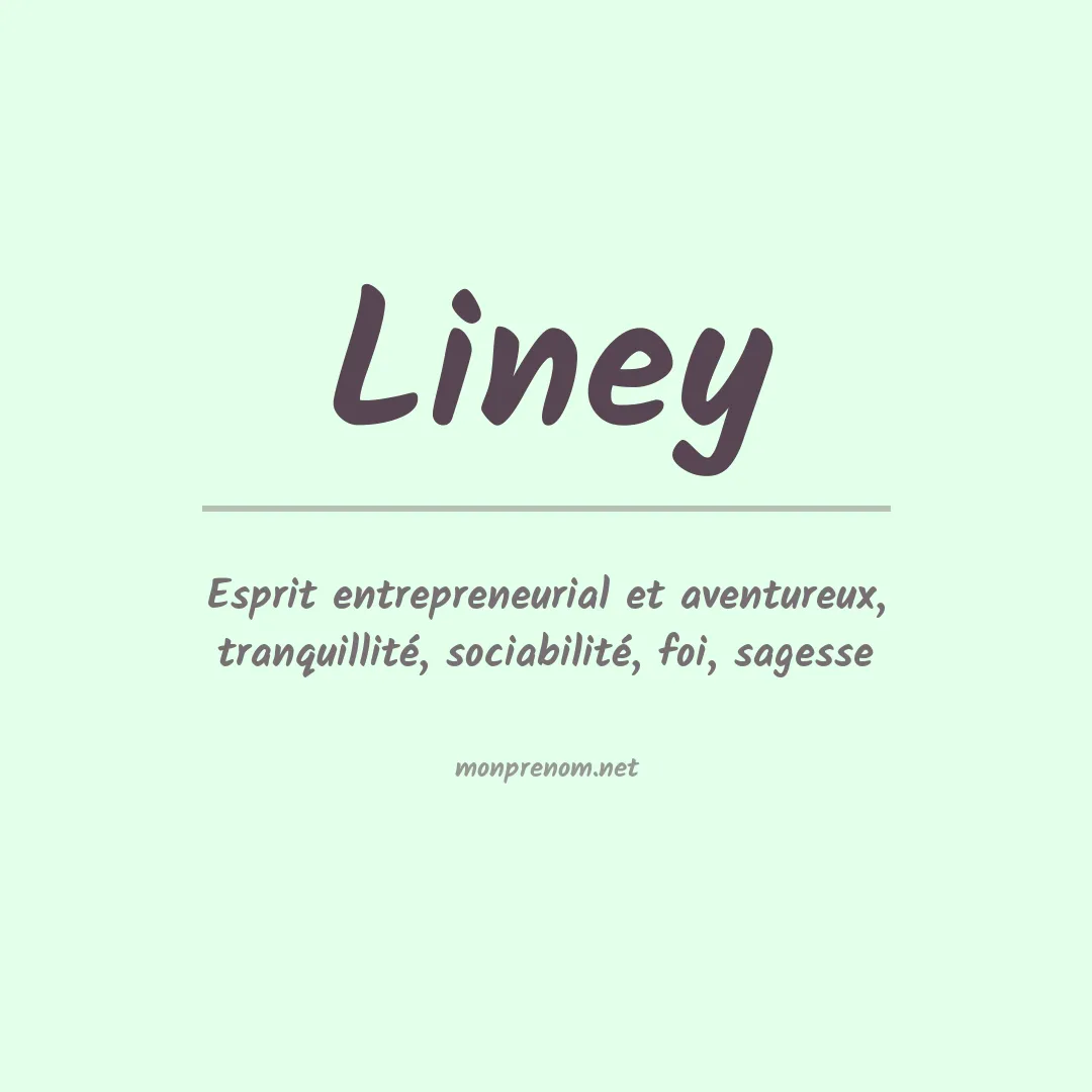 Prénom Liney