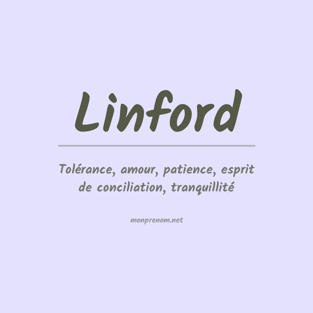 Prénom Linford