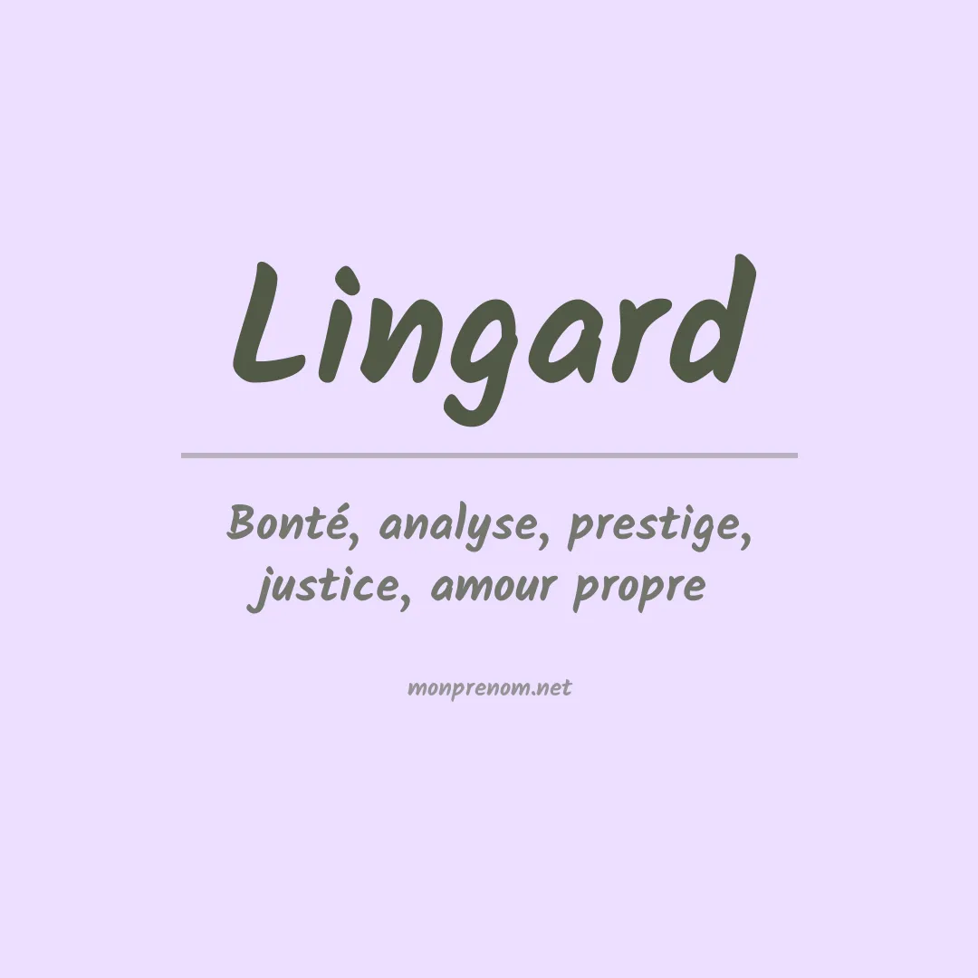 Prénom Lingard