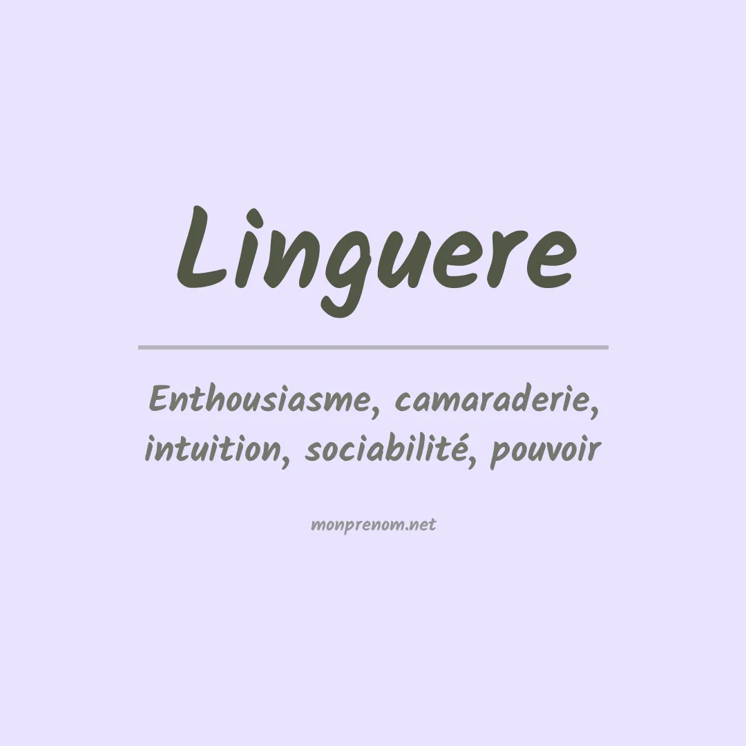 Signification du prénom Linguere
