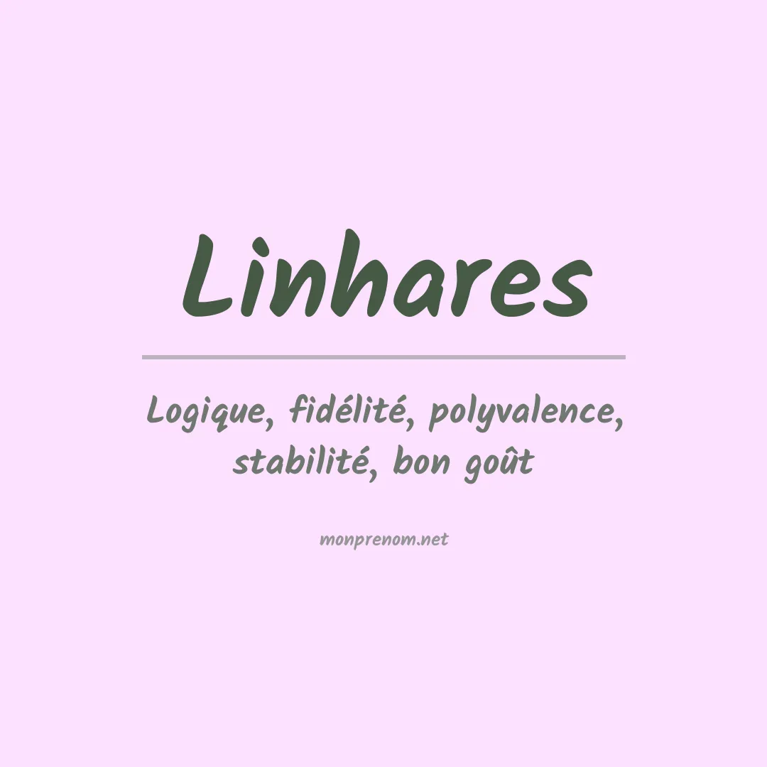 Prénom Linhares