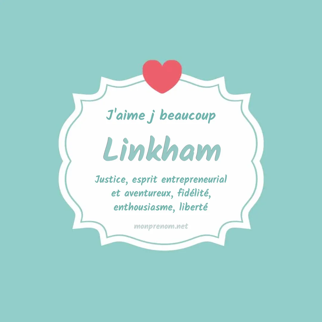 J'aime beaucoup Linkham