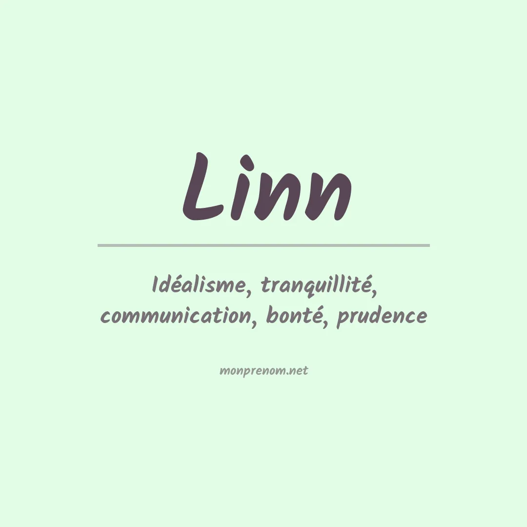 Prénom Linn