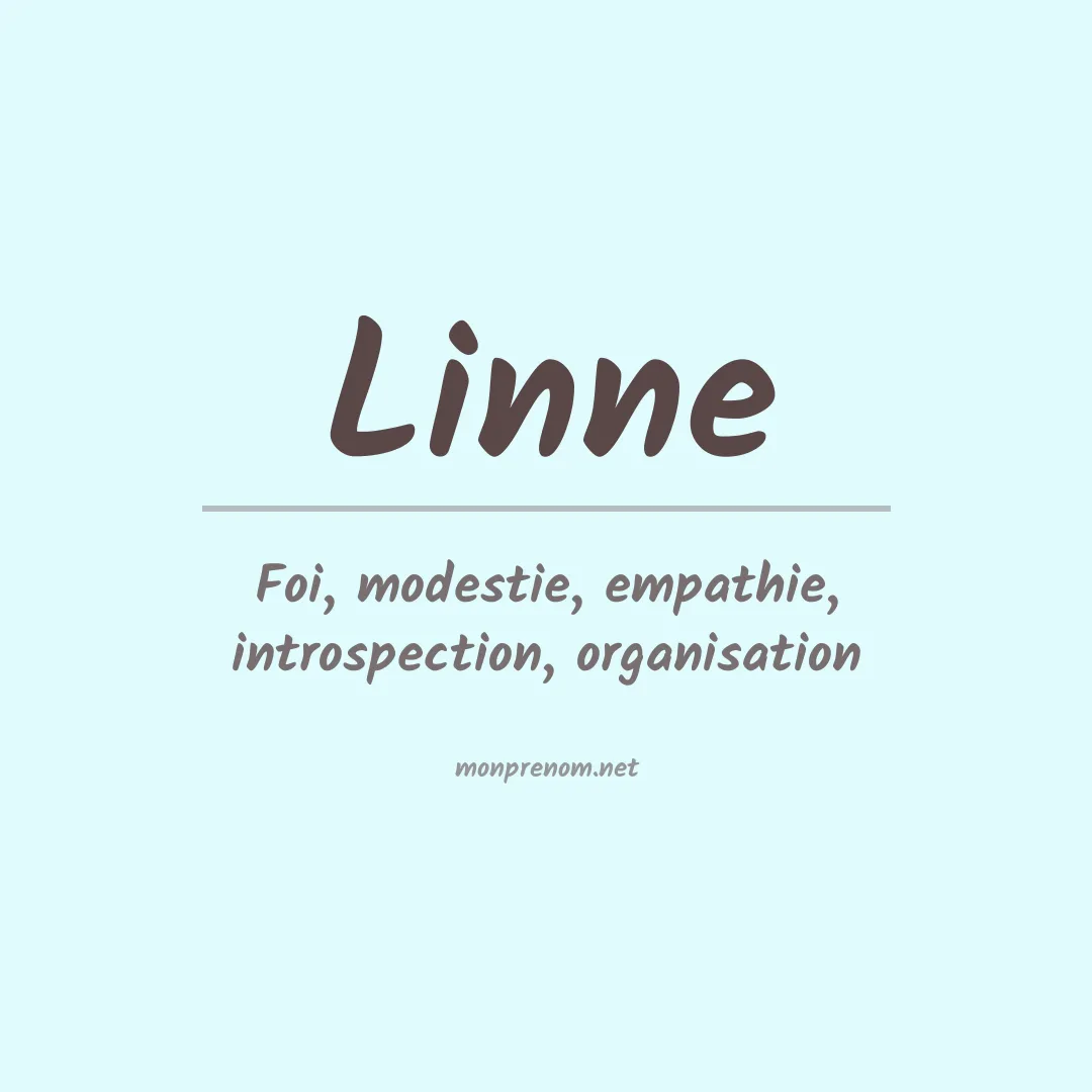 Prénom Linne