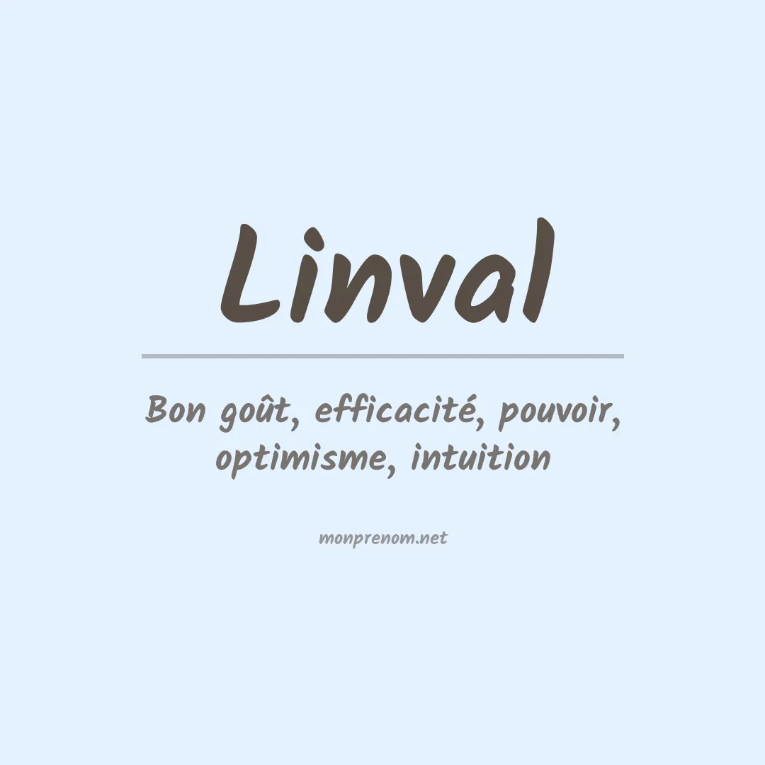 Signification du prénom Linval