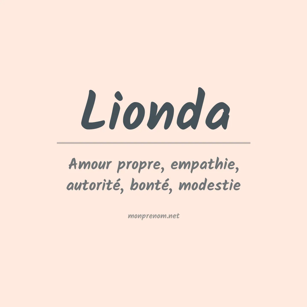 Signification du prénom Lionda