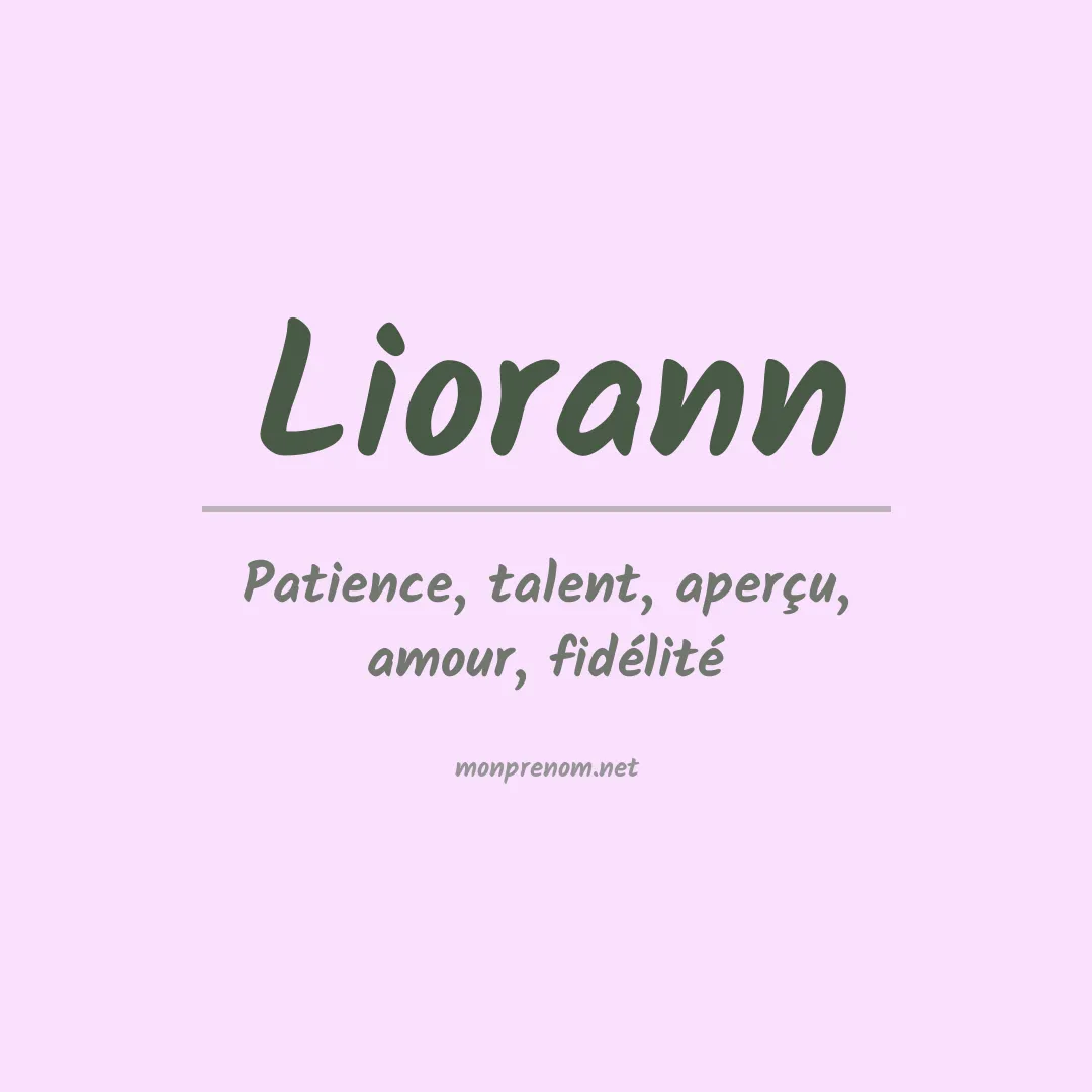 Signification du prénom Liorann