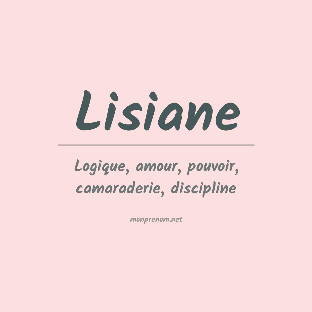 Prénom Lisiane