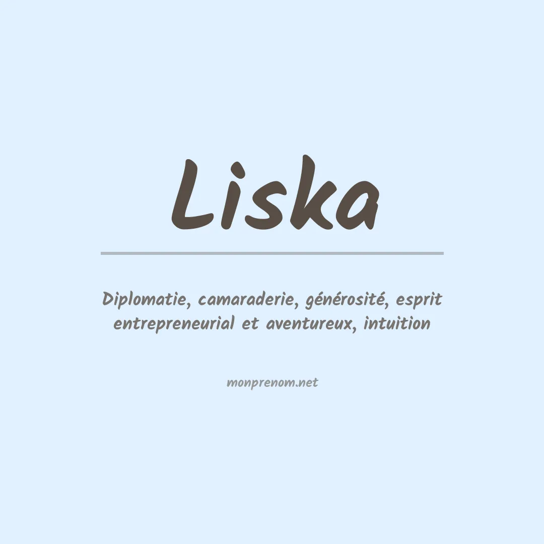 Prénom Liska