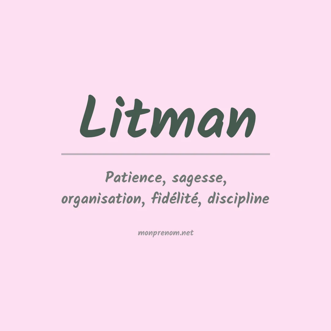 Prénom Litman