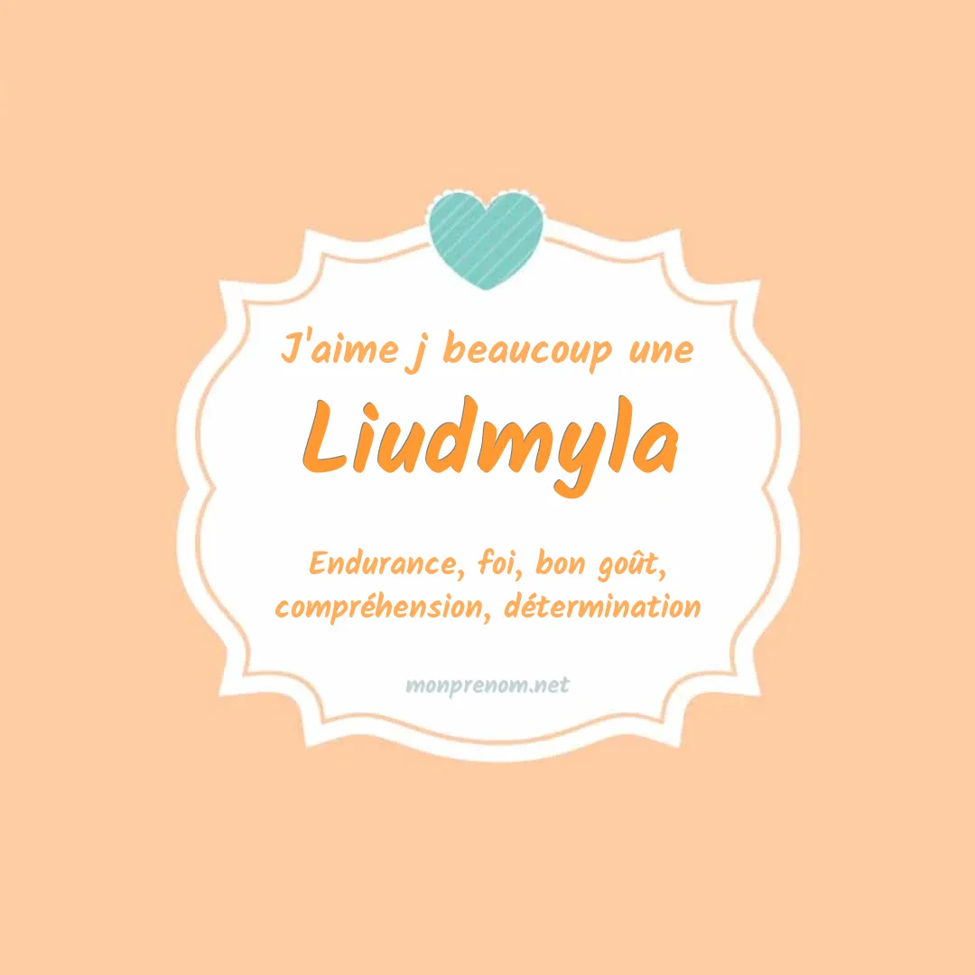J'aime beaucoup Liudmyla