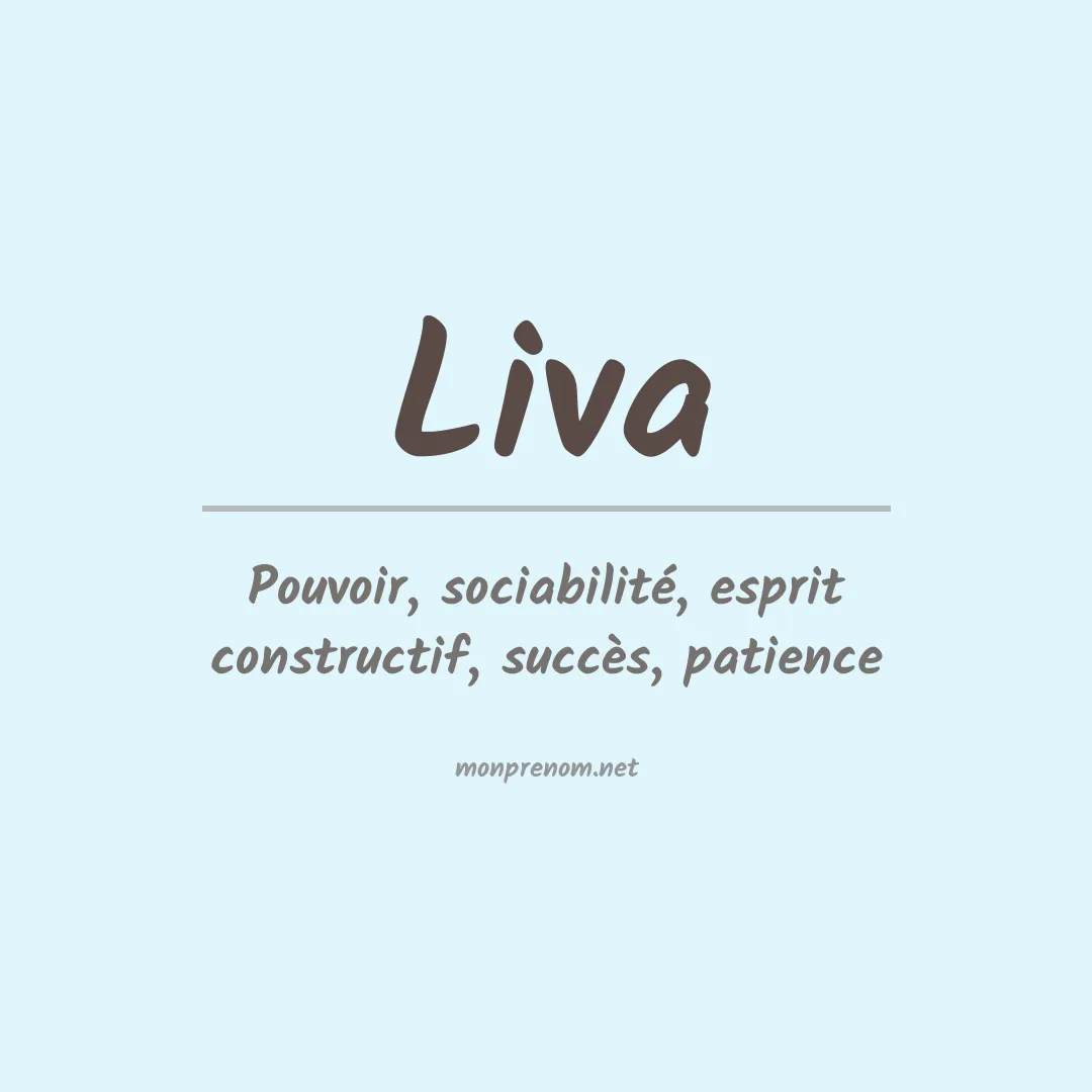 Prénom Liva