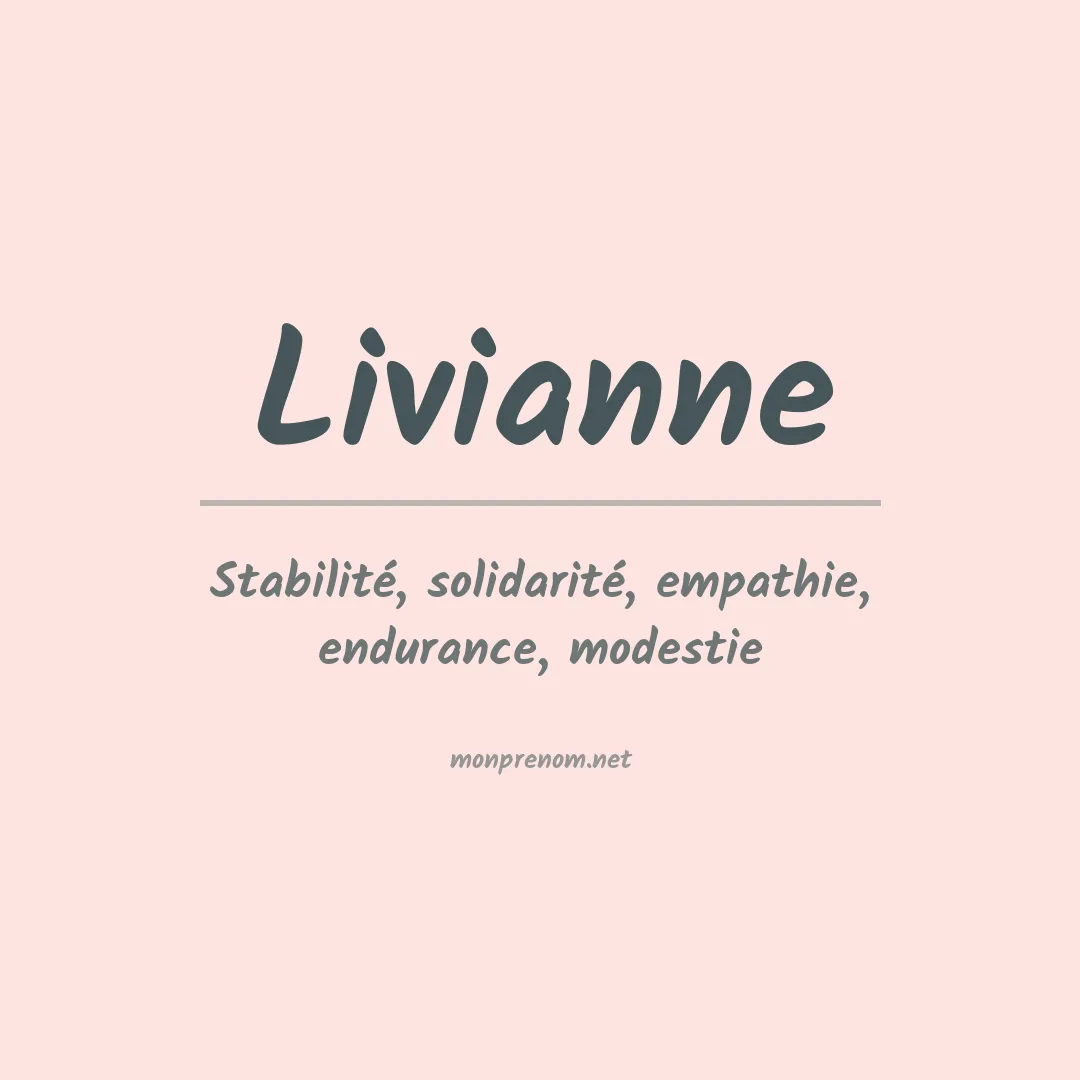 Prénom Livianne