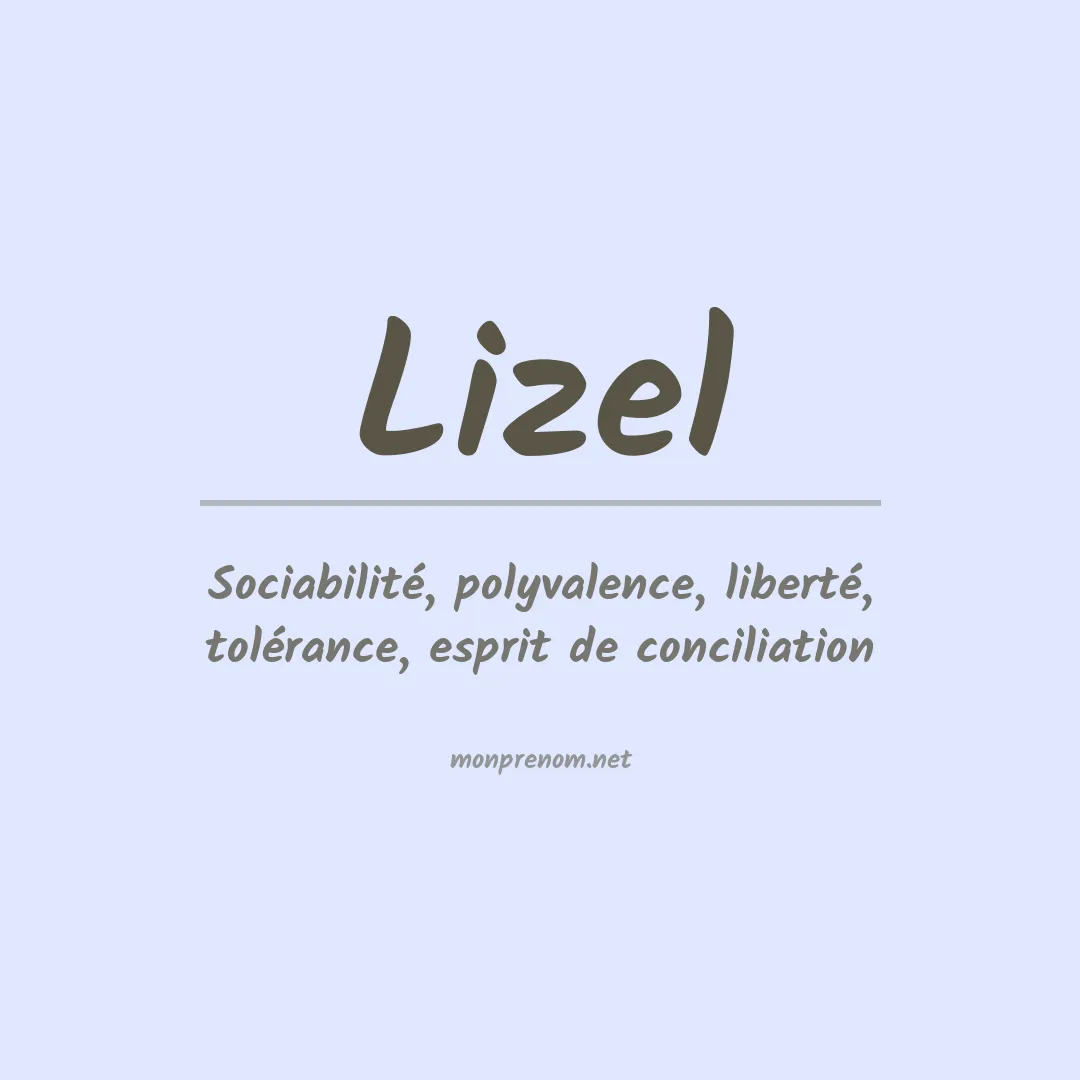 Signification du prénom Lizel