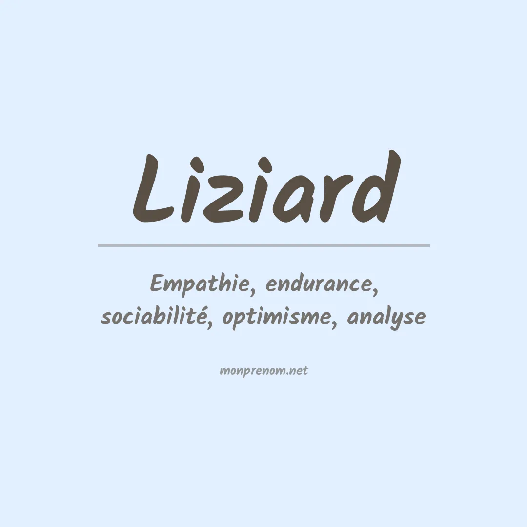 Signification du prénom Liziard