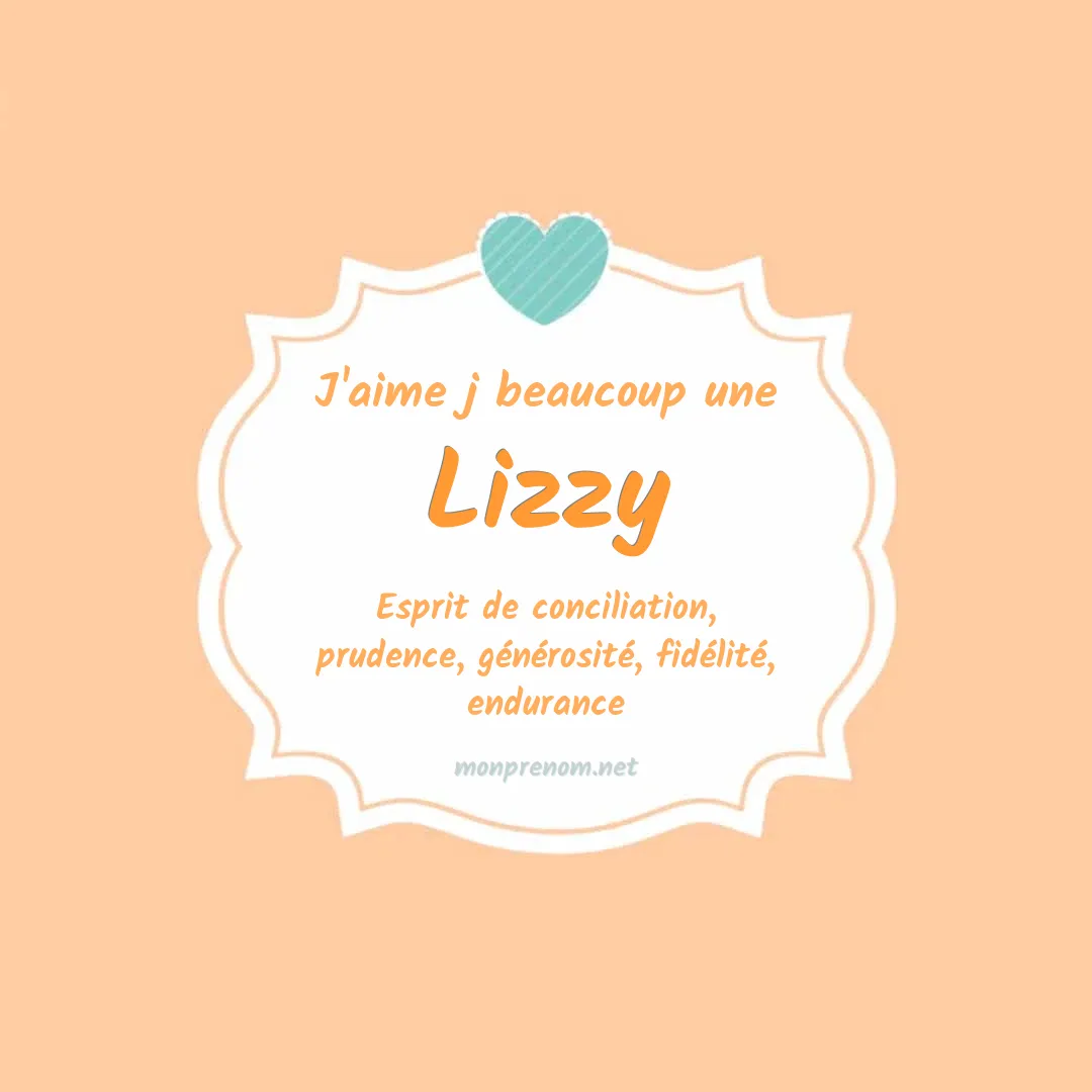 J'aime beaucoup Lizzy