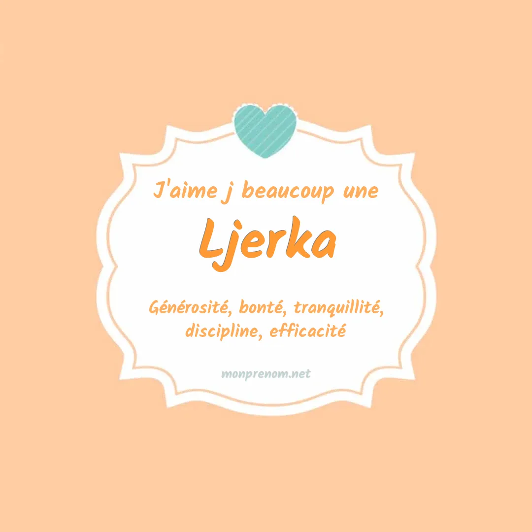 J'aime beaucoup Ljerka