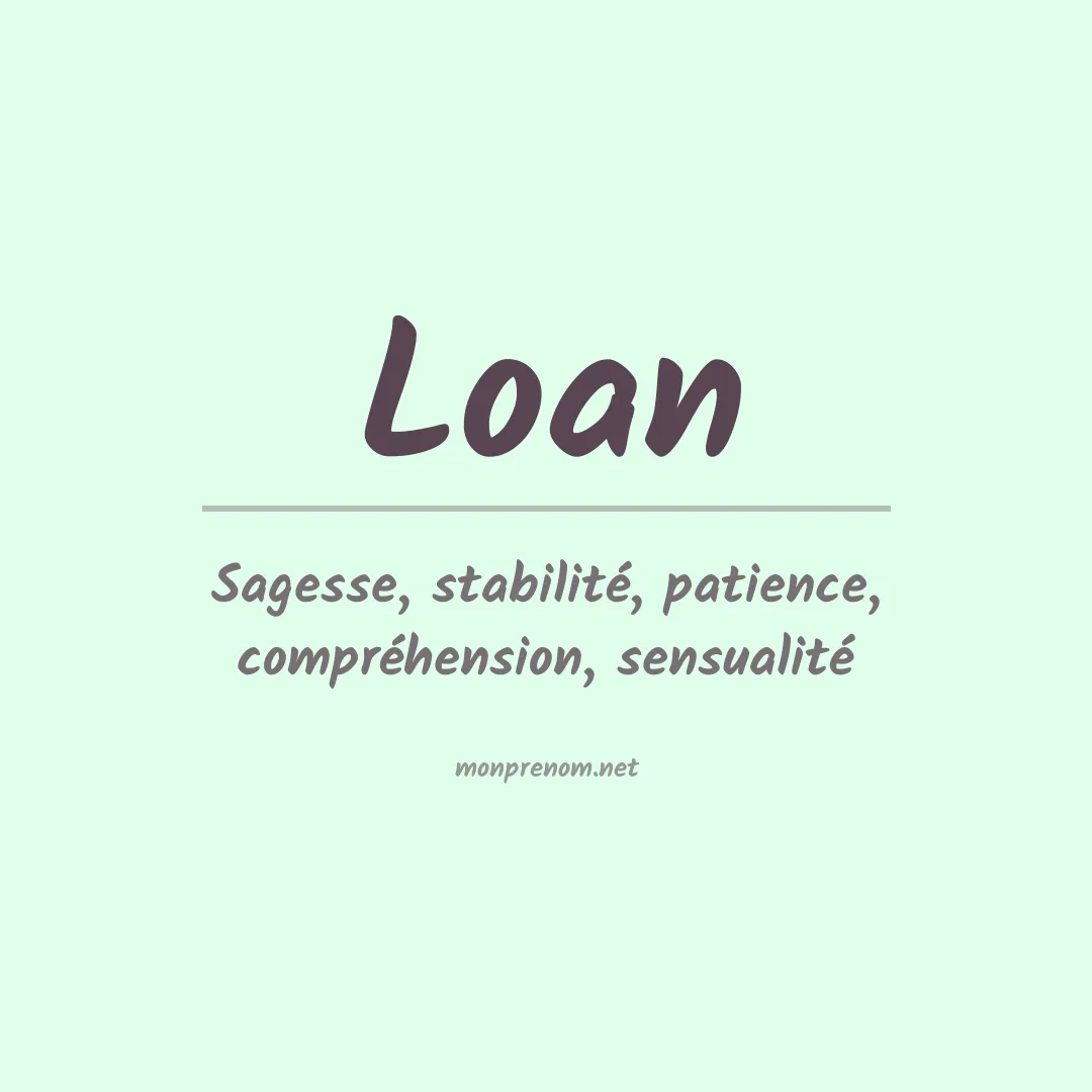 Prénom Loan