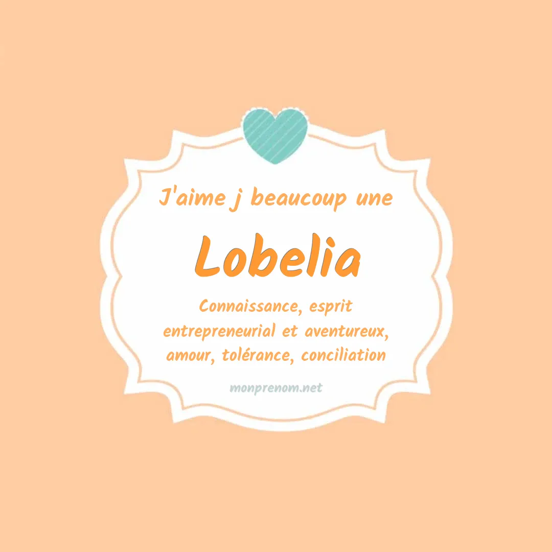 J'aime beaucoup Lobelia